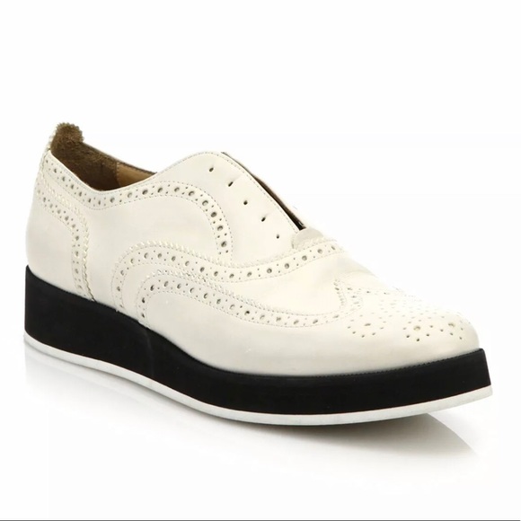 EUC Rag & Bone Meli Wingtip Brogue Oxfords Womens 37 $495 - Picture 1 of 8